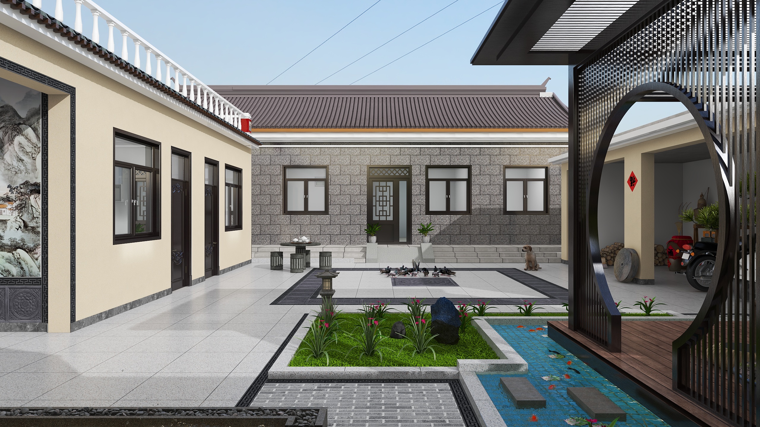 姚广龙-农家庭院装修效果图