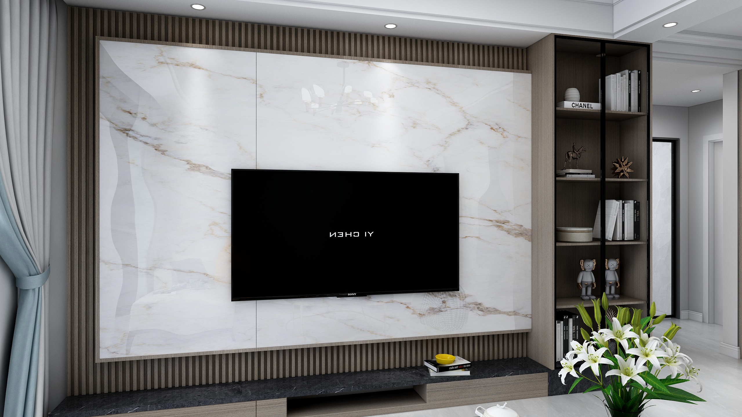 小小小郑-红安紫东新城112㎡3室-装修设计方案