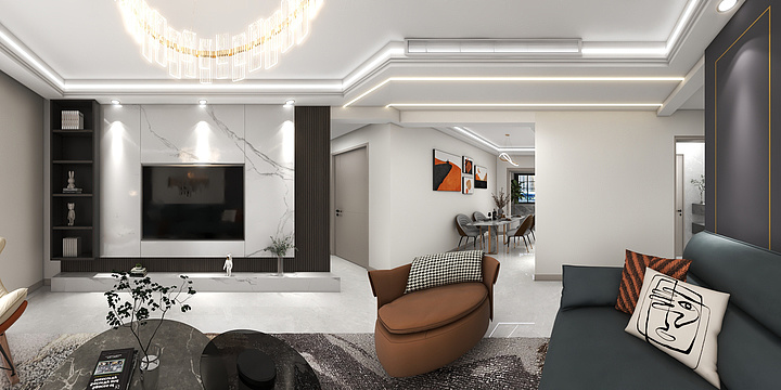 设计师王真-沣京名苑王先生7号楼104室-装修设计方案