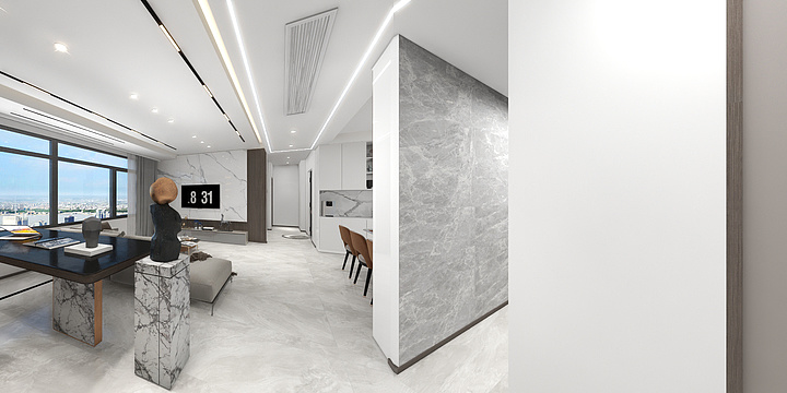 A浪谷博Sir-金科金弘基九禧125效果示意图-装修设计方案