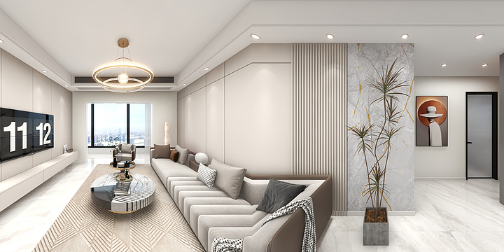 不知名主唱-山河悦118平方-装修设计方案