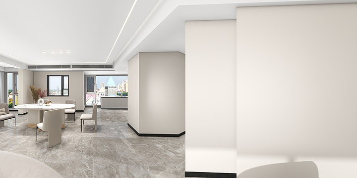 健宏装饰梁伟健-柏悦湾第二方案-装修设计方案