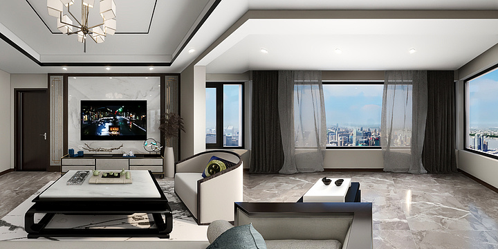 WT幻灵-鹭栖湖新中式-装修设计方案