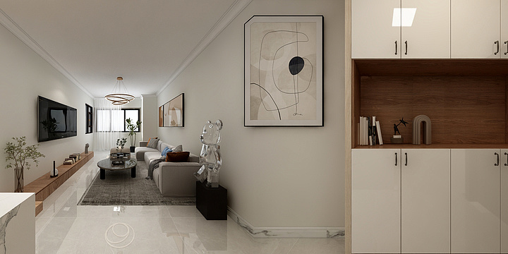 一只帅哥-徐汇银盛泰星韵城二期80平-装修设计方案