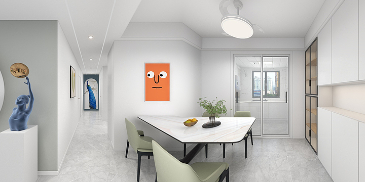 设计师付自康-练塘镇练翔佳苑20号202-装修设计方案