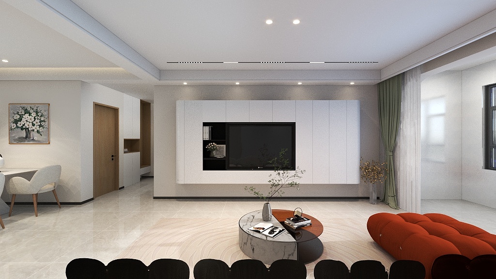 会行走的鱼-汇景雅苑 1#1 201   修改方案不要背景墙-装修设计方案