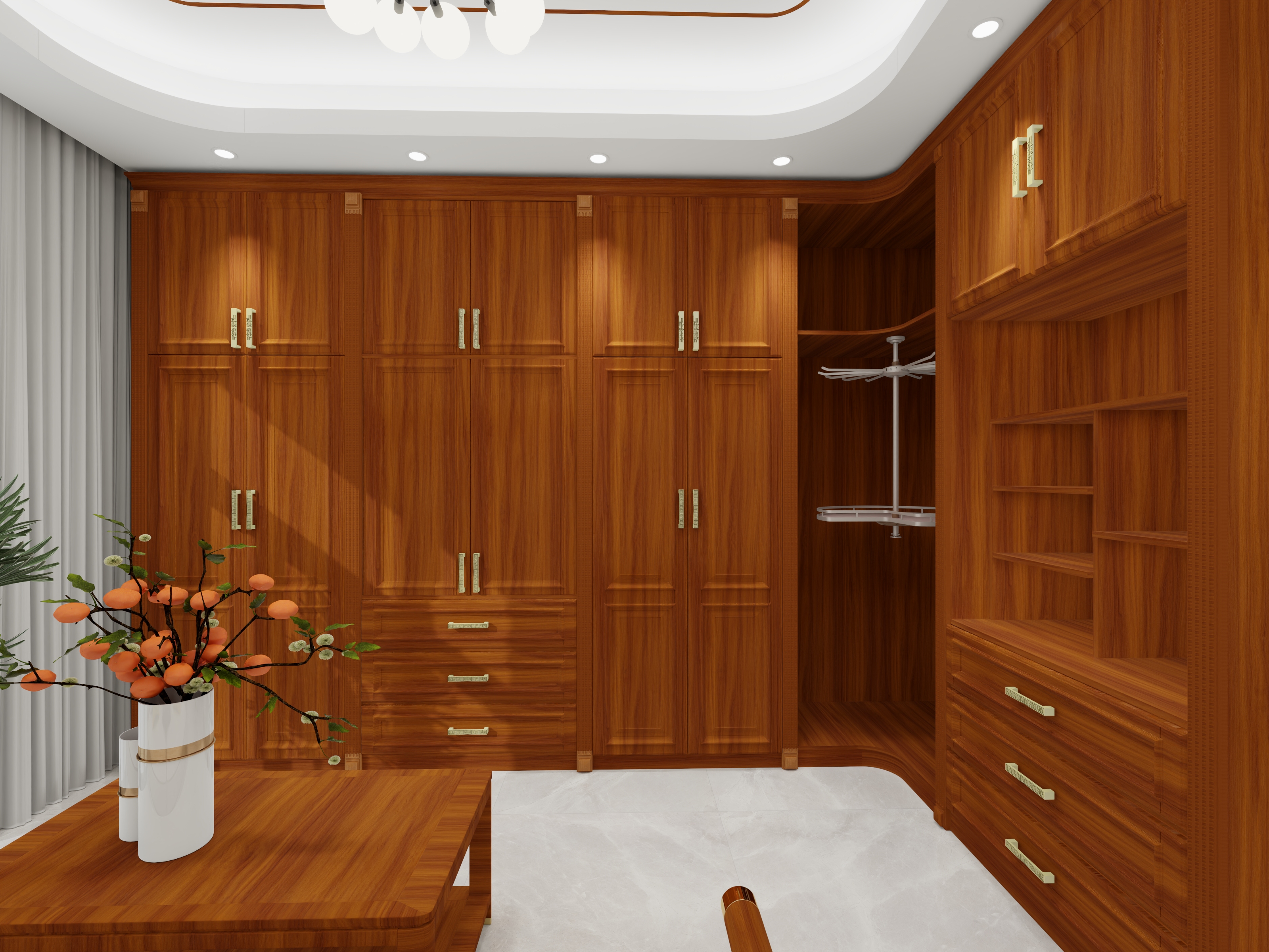 kaisai设计-实木定制样板间-装修设计方案