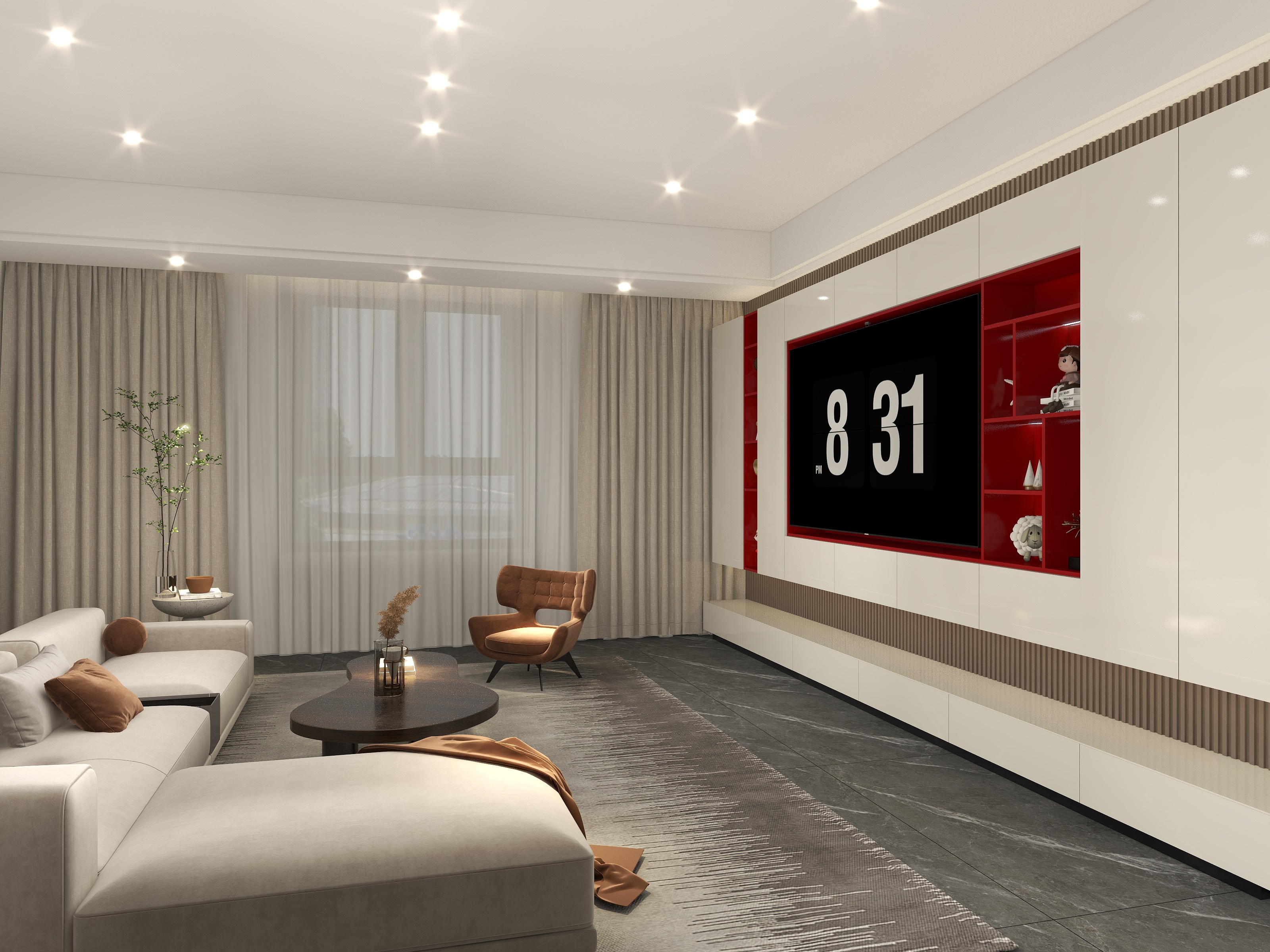 CHENSKI装饰设计-聚原居205㎡4室-装修设计方案