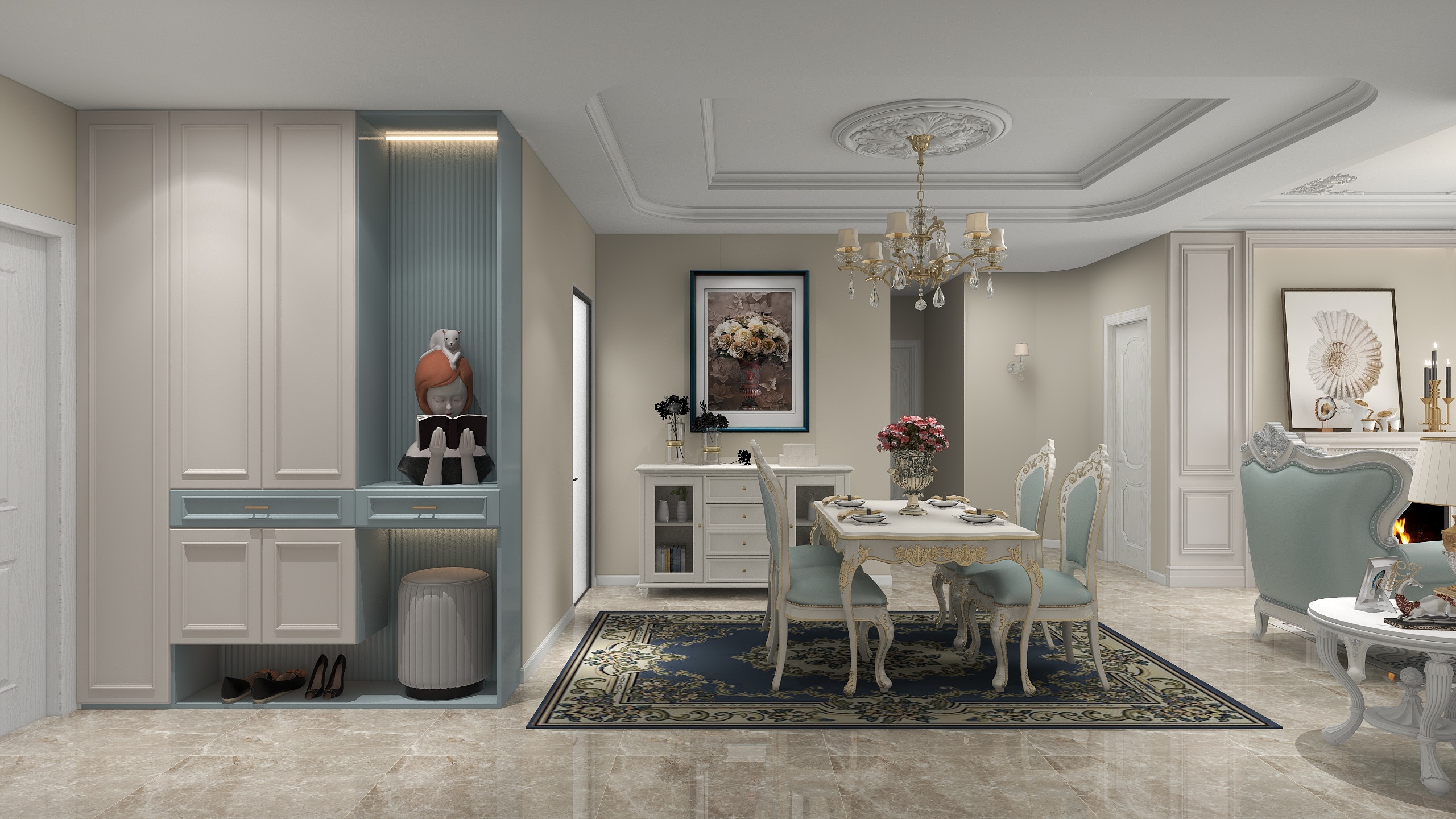 设计师袁伦-澳维春天118-装修设计方案