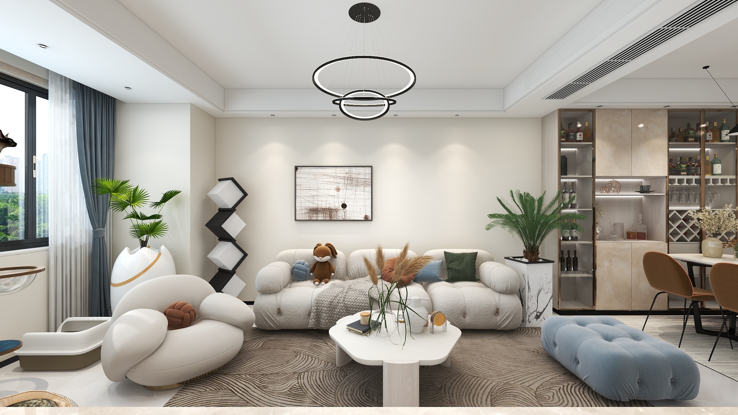 3D云设lnOa-硬装专业等级考核户型-装修设计方案