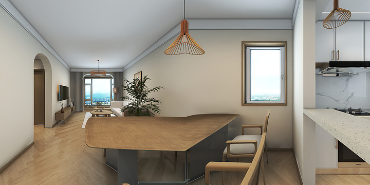 设计师王丽影-云溪潮畔原木风-装修设计方案