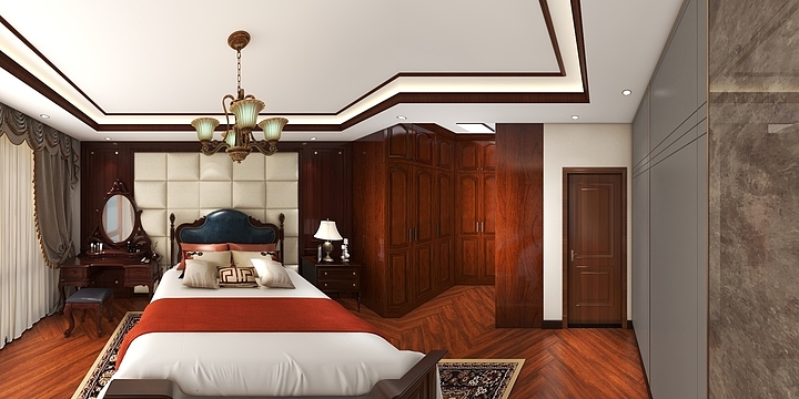 极木空间设计室冯-美式-装修设计方案