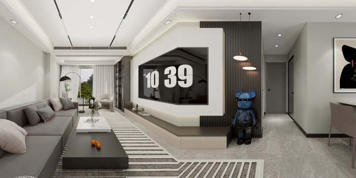 沛泽装饰-96㎡2室-装修设计方案