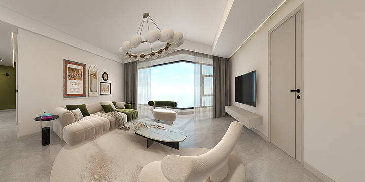 设计师张欣-中岳城-装修设计方案