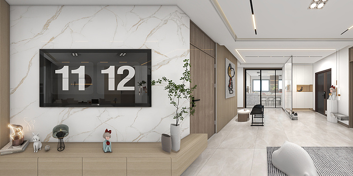 有颗米粒-134㎡3室-装修设计方案