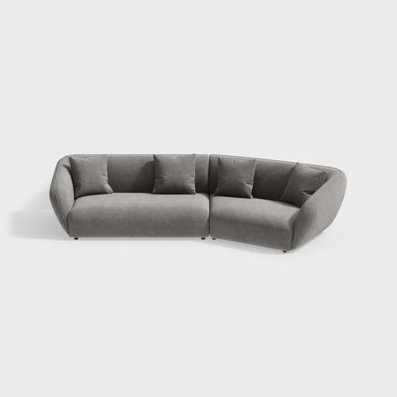 Youjiamiao with Italian minimalist L-shaped corner sofa BBY