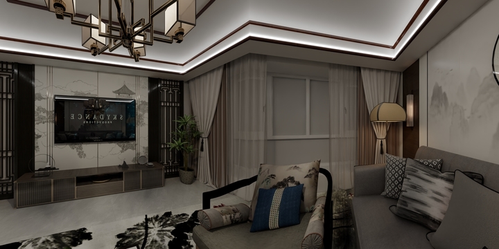 冷轩设计-天薇2-2-114㎡（李总）-装修设计方案