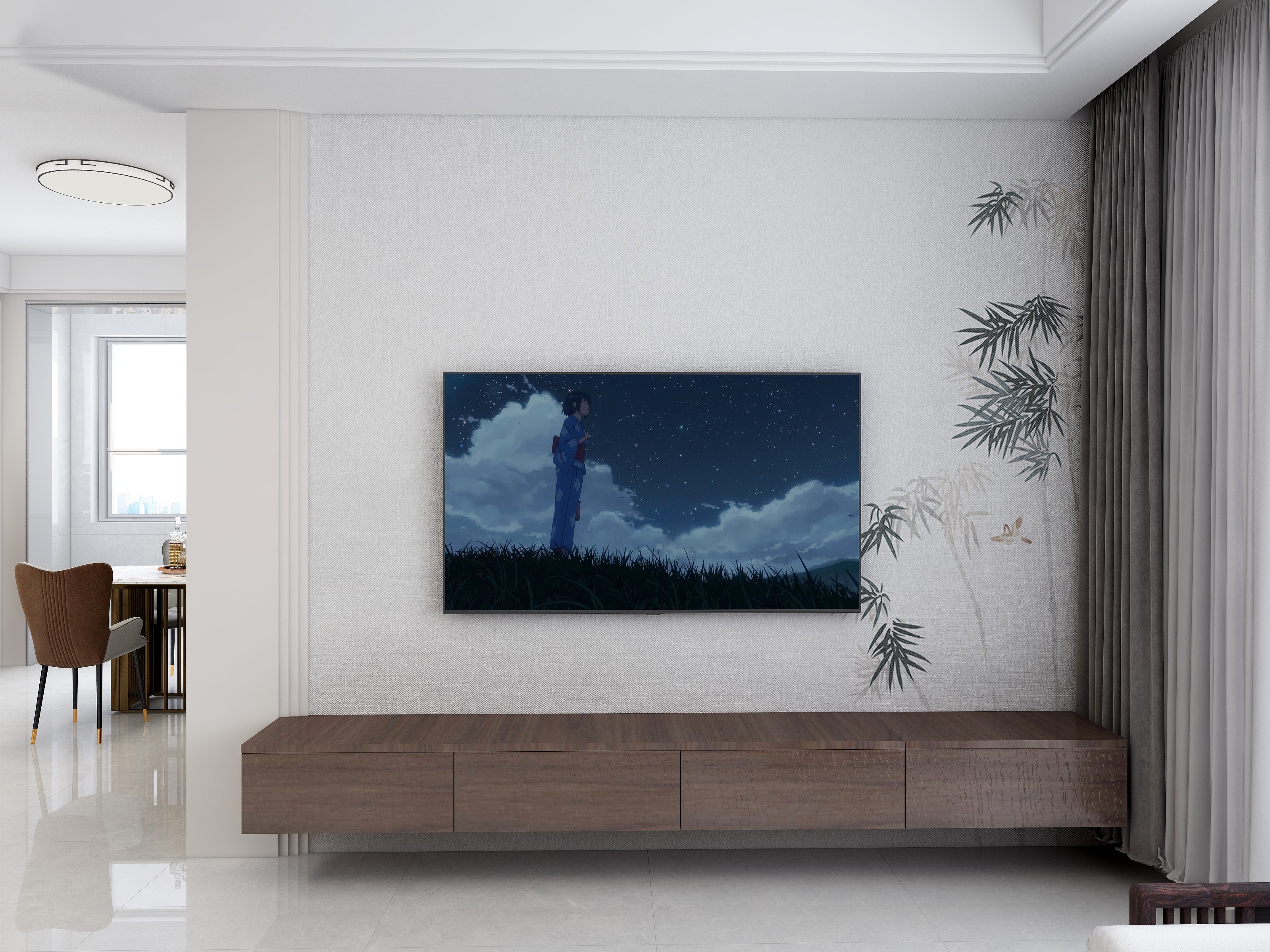 玫瑰茶FjPd-紫辰常7东-装修设计方案