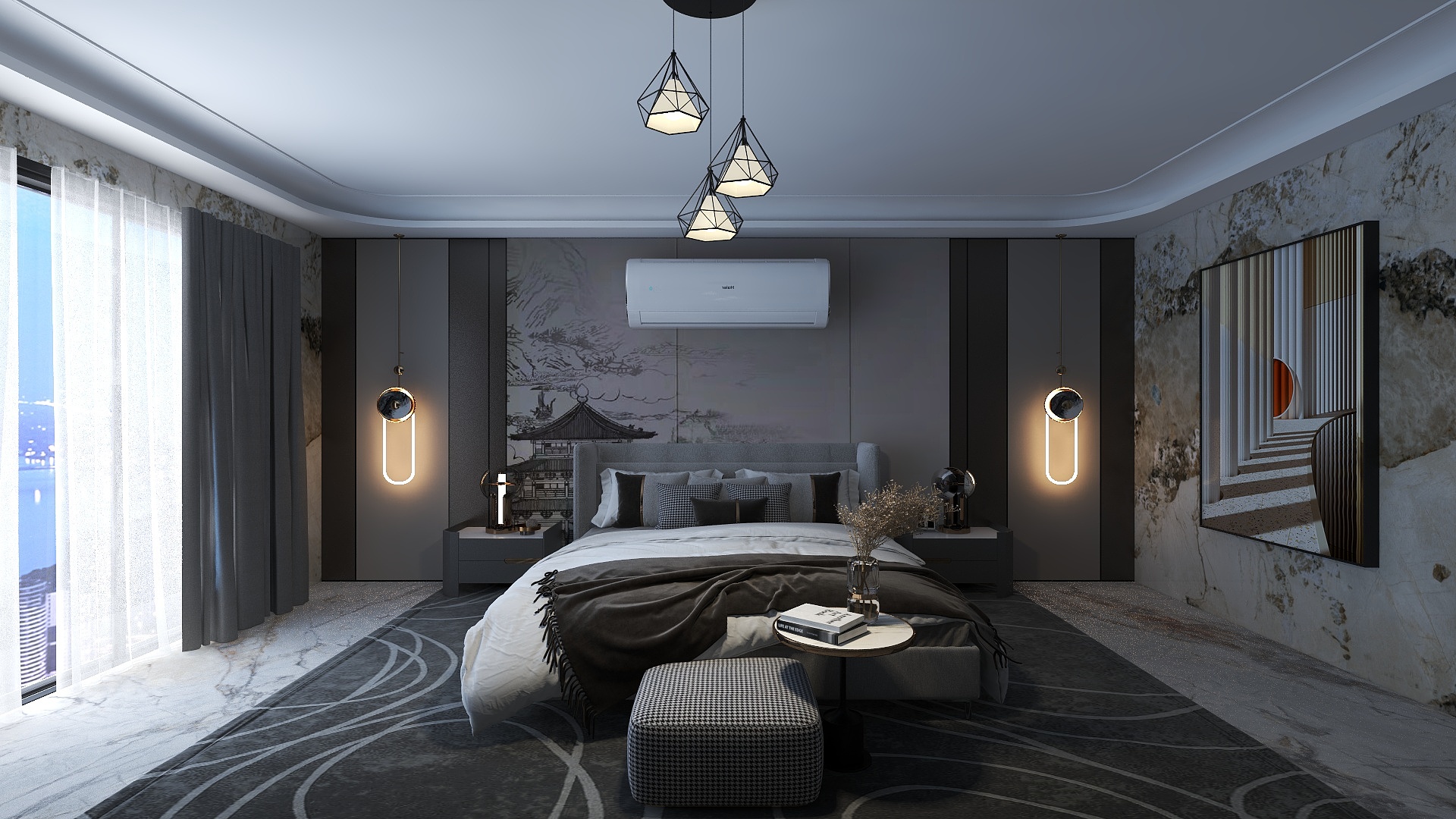 herinterioring的装修设计方案:Bedroom Interior