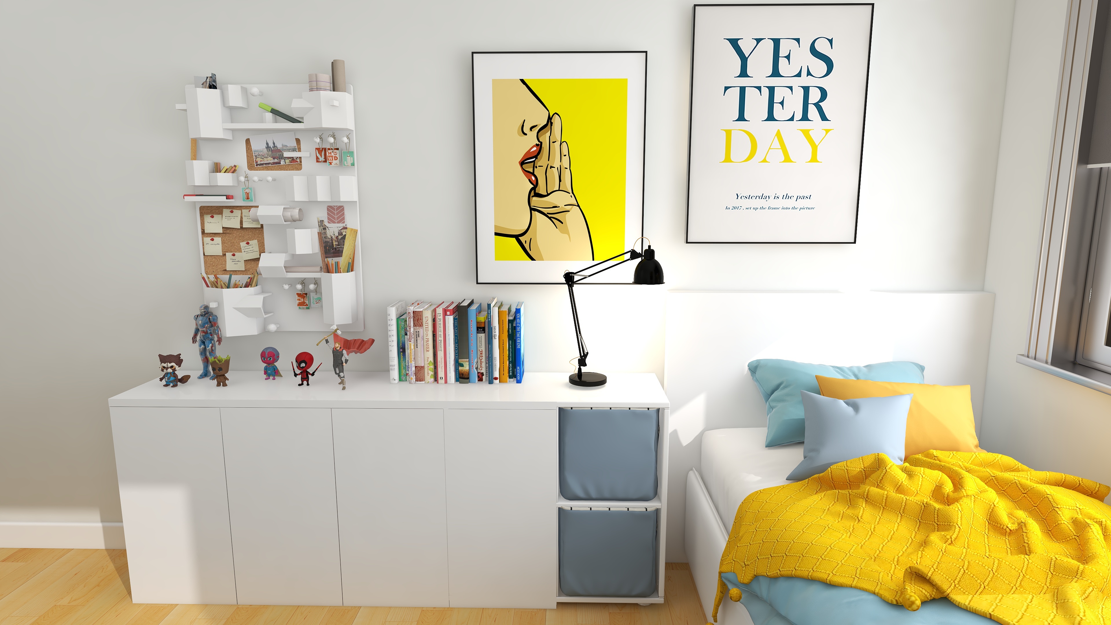 Vanessa的装修设计方案:Dormitorio Juvenil IKEA