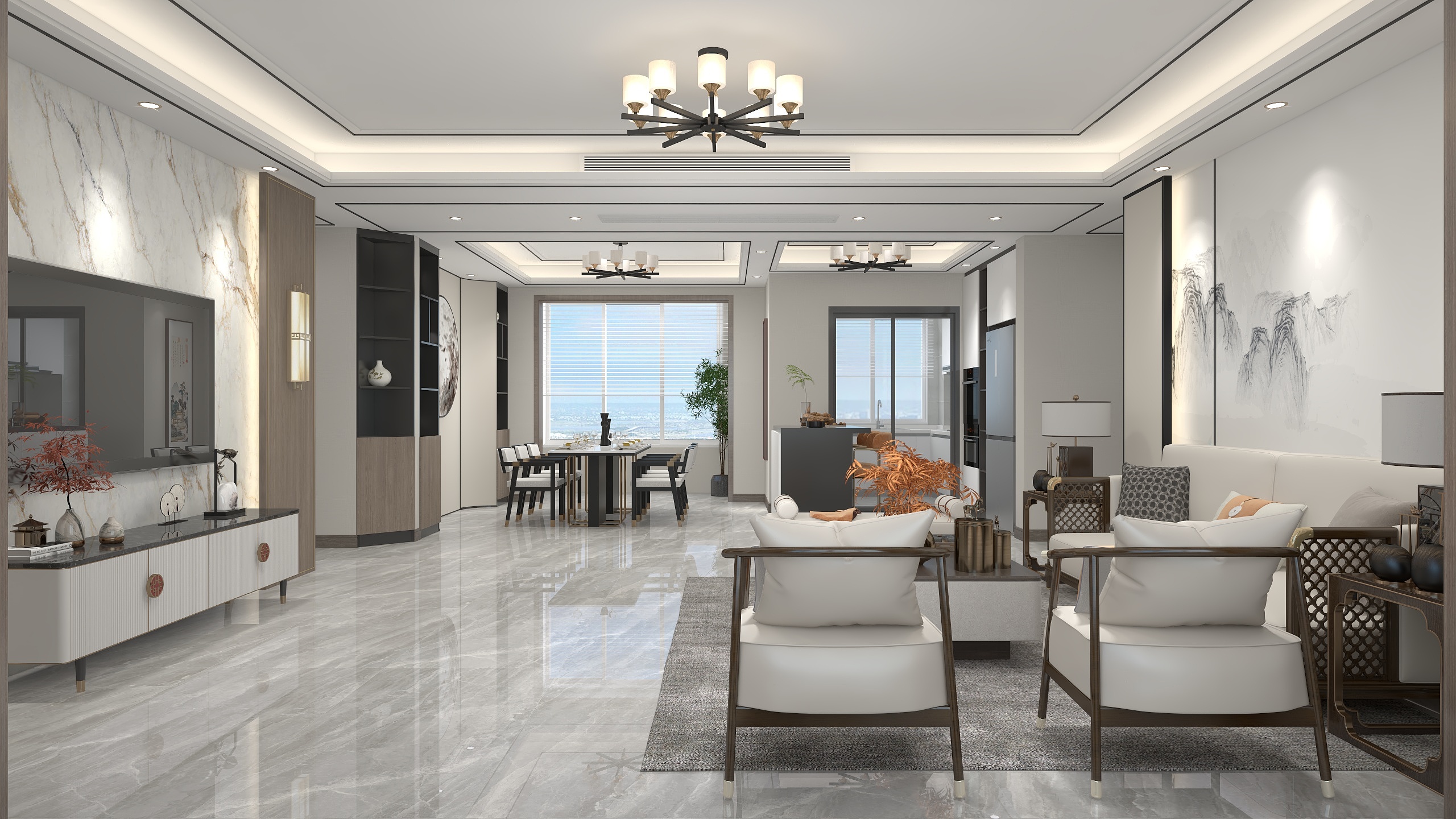 齐小北-170平四居|新中式-装修设计方案