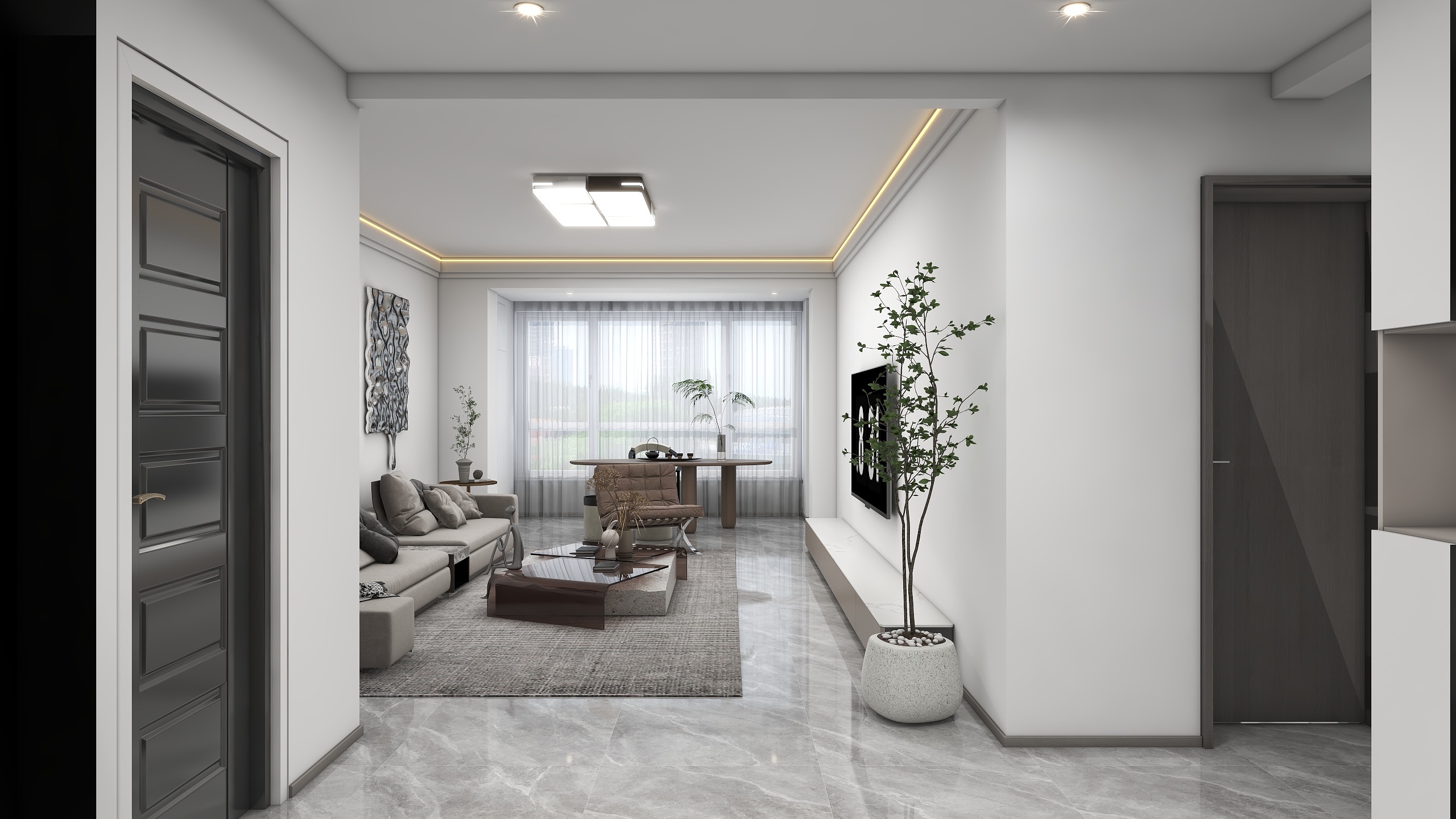 阿海视觉表现-金座圆顶-装修设计方案