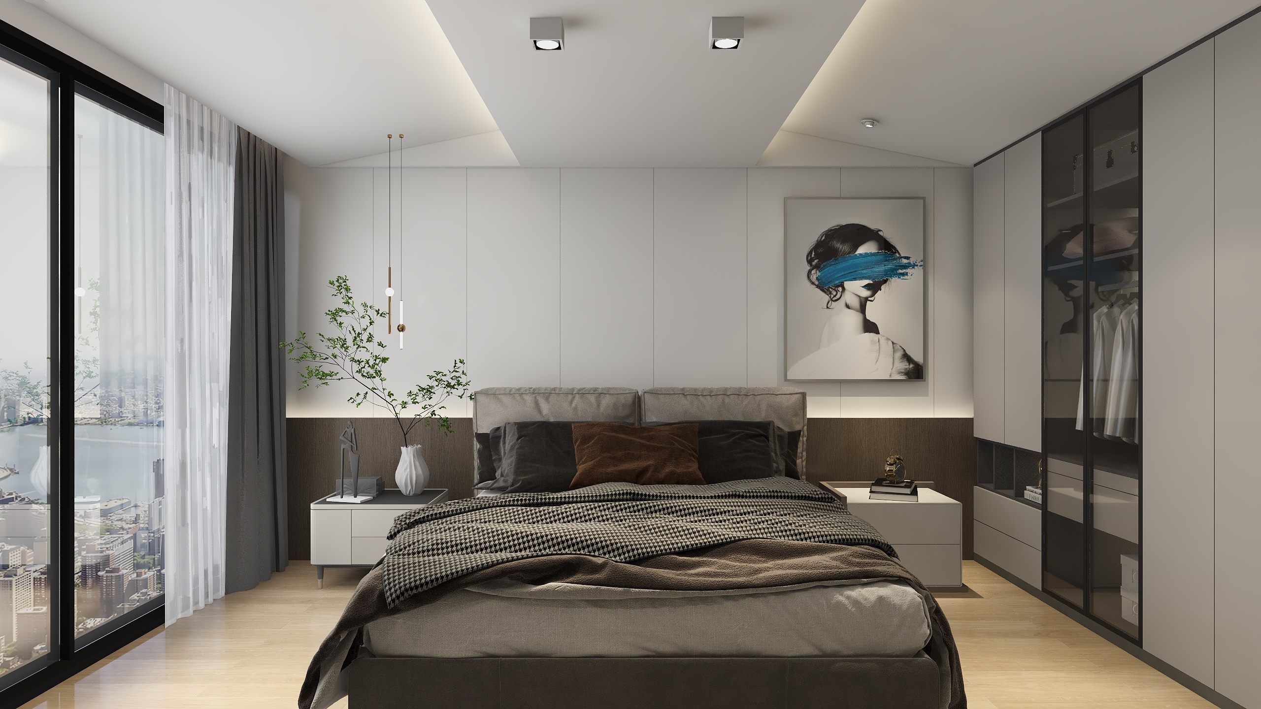 lee3123-横梁主卧方案-装修设计方案