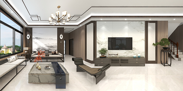 设计师张辰-一楼-装修设计方案