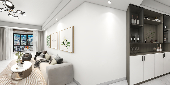 一一吴一一-麒麟府23-801效果图-装修设计方案