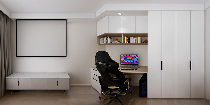 夜猫记忆-天琴湾115户型四室一卫19-1404-装修设计方案