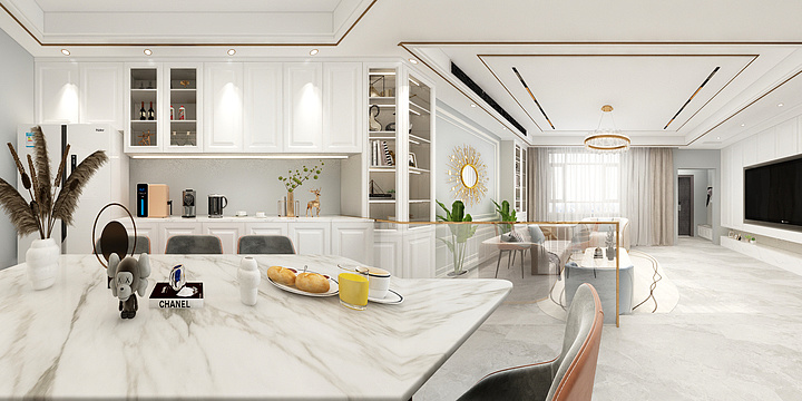 设计丶何15532667315-孔雀城华园-装修设计方案