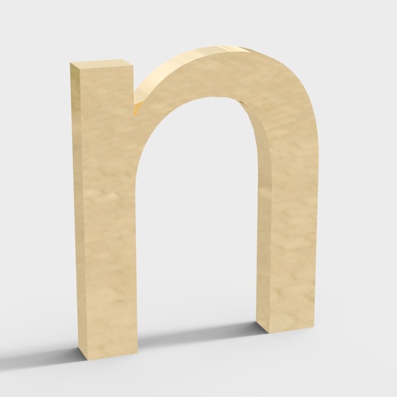 Text N Model in Multiple Colors