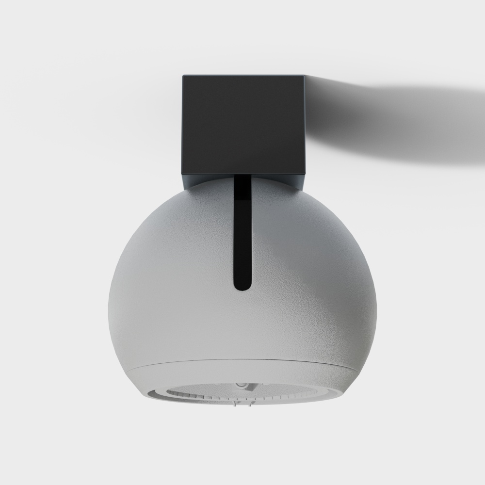 轨道射灯3D模型