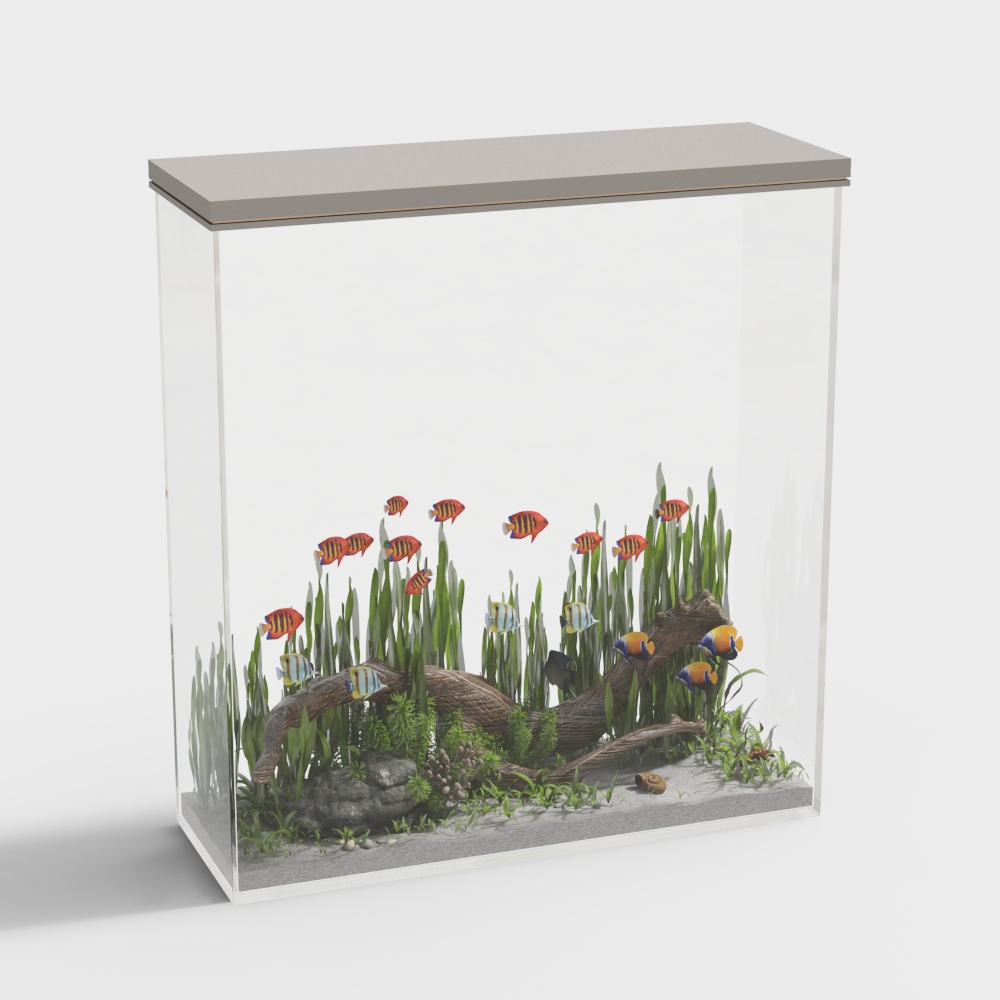 水族箱3D模型