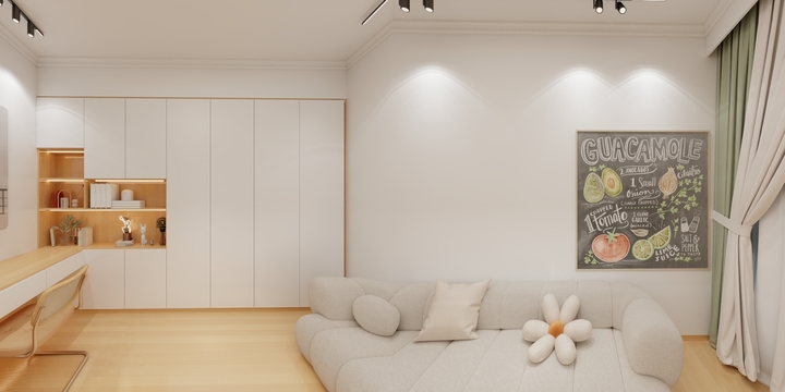 朵尚空间袁朵朵-汇景中央广场D区2-1103-装修设计方案