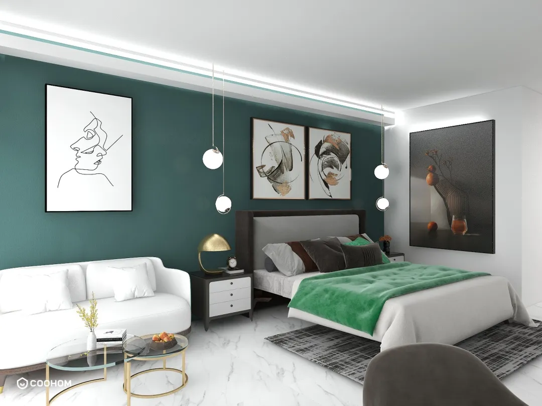 Decors的装修设计方案:Jade Bedroom