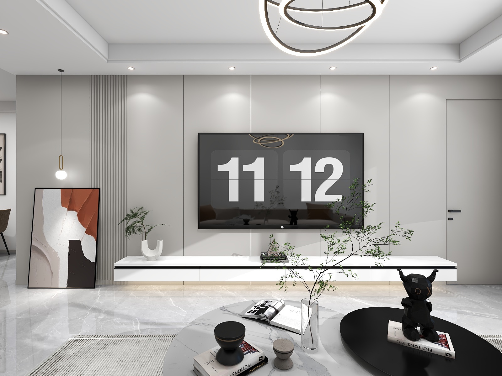 YANGXIAN-碧水云天颐园108现代-装修设计方案