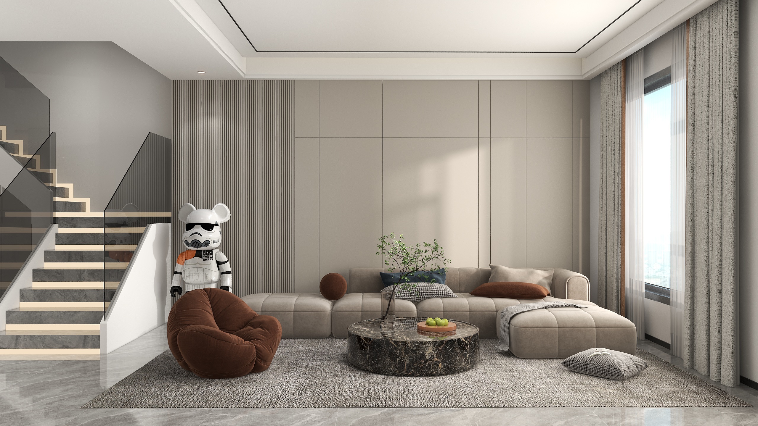 源心设计-腾冲 腾达苑36栋 现代别墅-装修设计方案