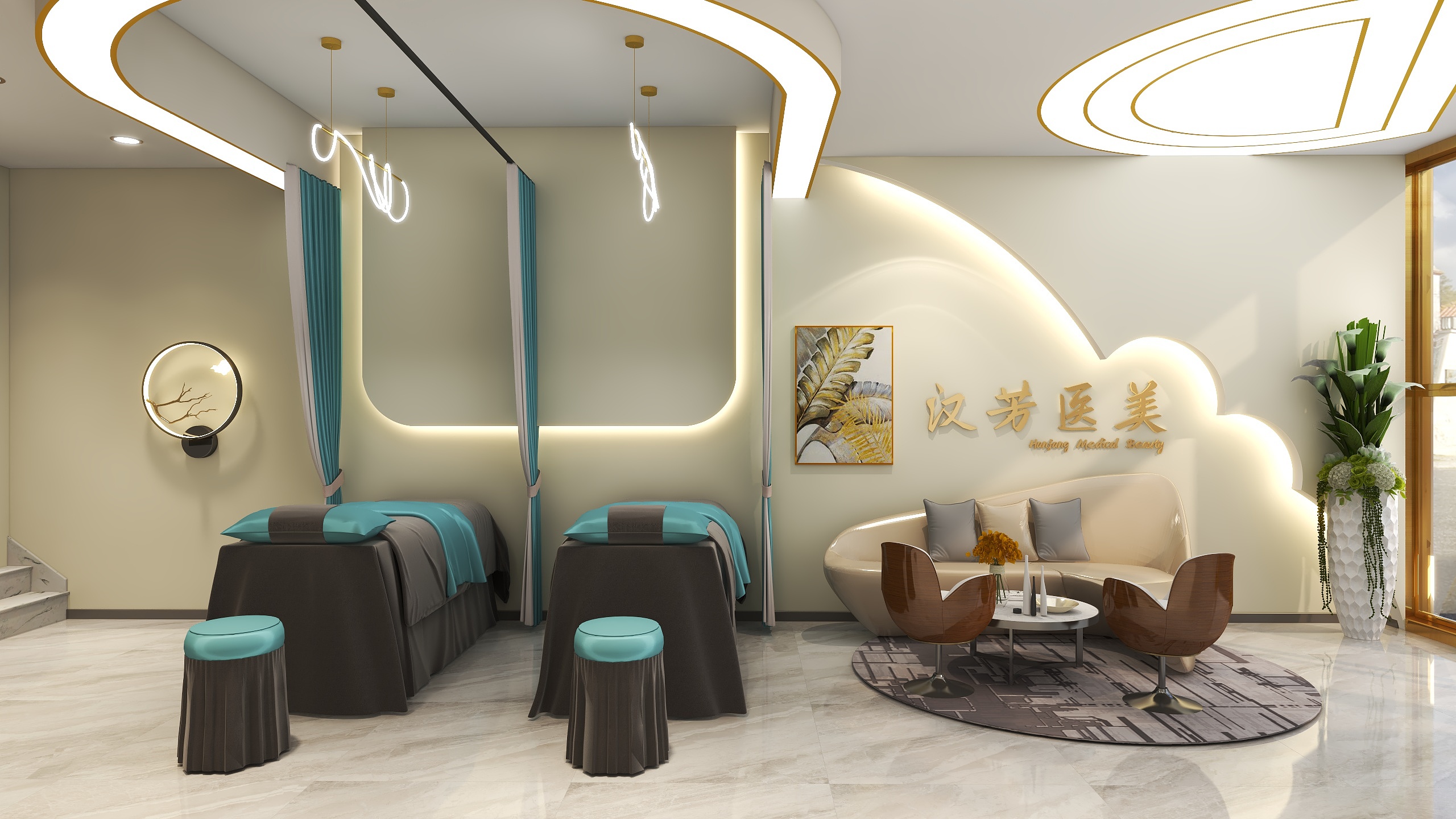 L丶TK-美容院-装修设计方案