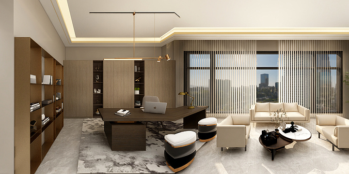室内设计师陈燕-办公会所-装修设计方案