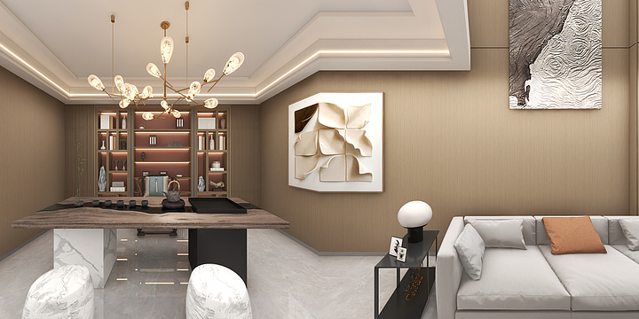 蓝图丨设计-河北-理想城独栋别墅-装修设计方案