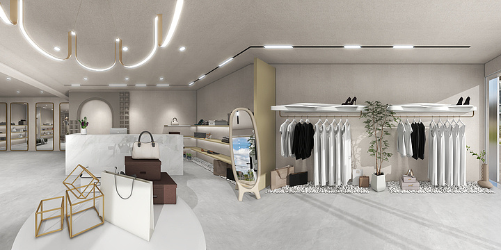 阿枚ersPvd-服装店简图-装修设计方案