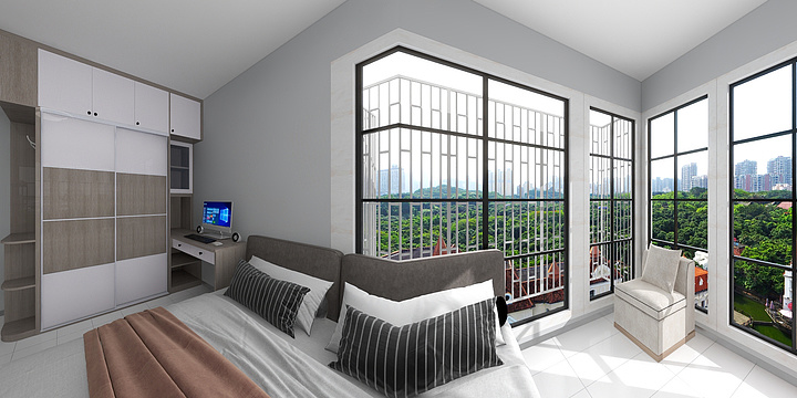 连发设计-富成国际11栋602-装修设计方案