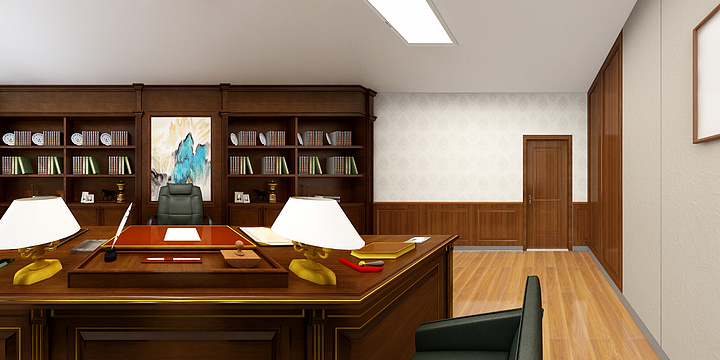 帅丰设计-乐山 金石化工集团 办公室-装修设计方案