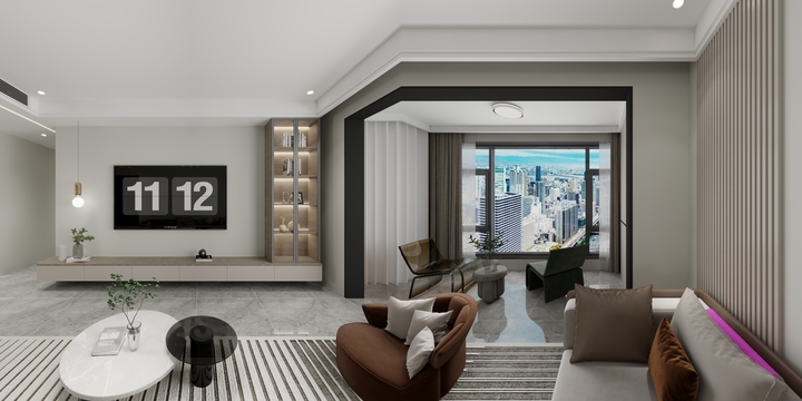 羽翊设计-紫金城效果图-装修设计方案