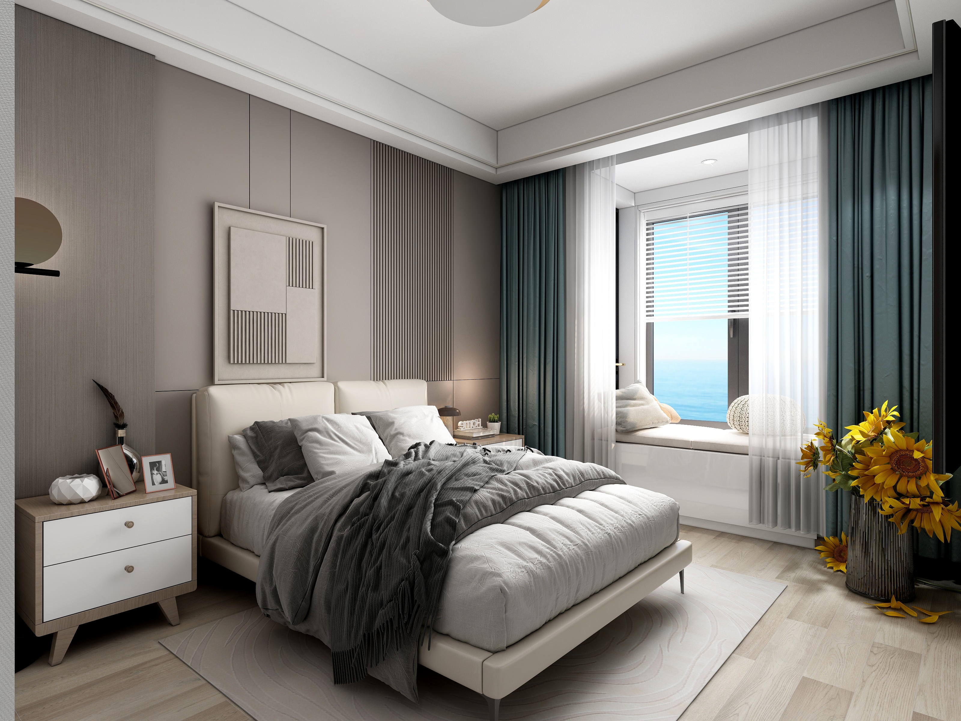 柒十aGcF-现代简约98㎡3室-装修设计方案