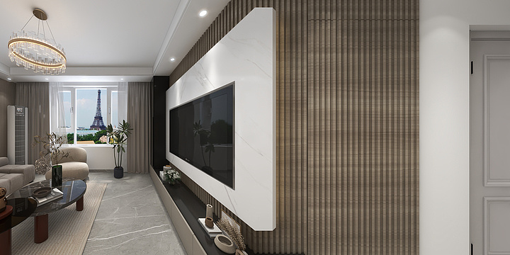 古川装饰-大都会25栋西单元13层西户-装修设计方案