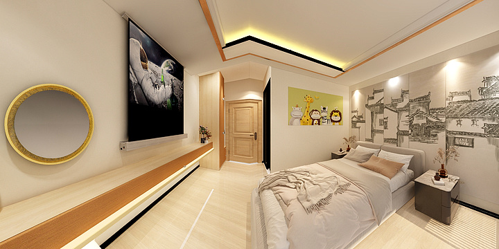 蓝玥儿-小木屋设计-装修设计方案