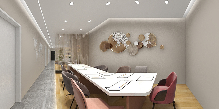 设计师郑hgCq-美容院-装修设计方案