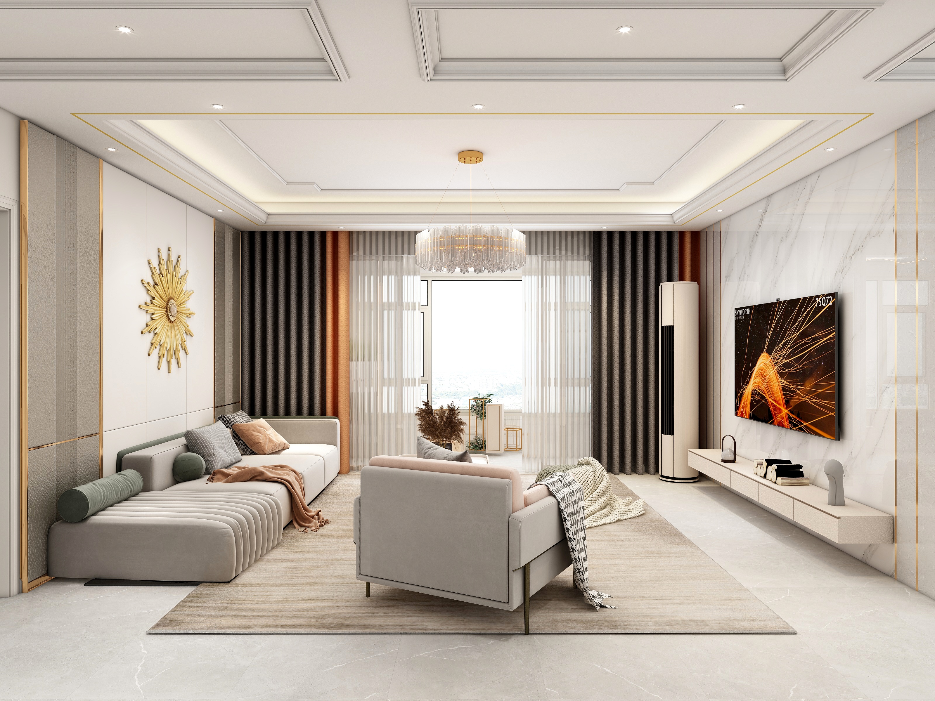 Dollar丶-喜悦府150㎡4室-装修设计方案